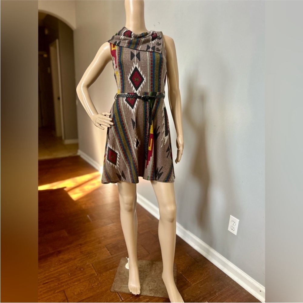 Trac Western Sweater Dress